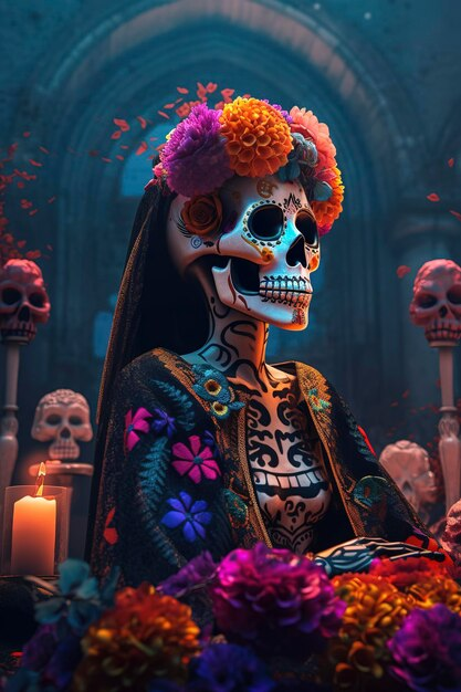 image 348 Day of the Dead Costume: Beyond Basic Elegance for a Best Halloween to Remember 101 Festivals