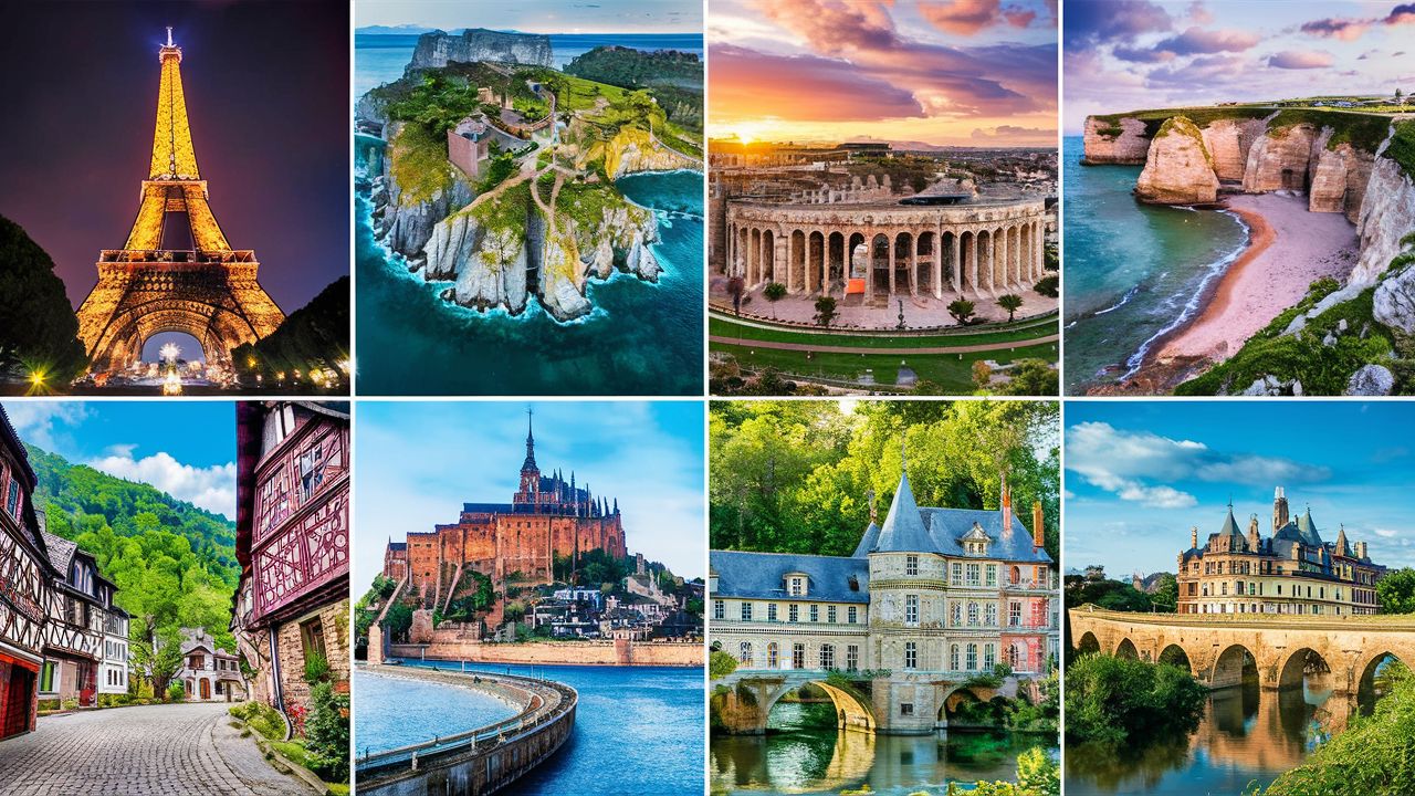 Top 10 places to visit in France